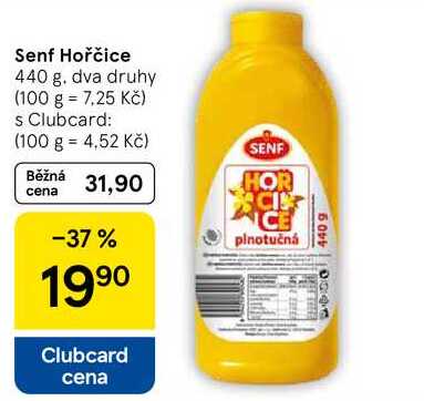 Senf Hořčice, 440 g