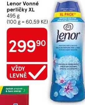 Lenor Vonné perličky XL, 495 g