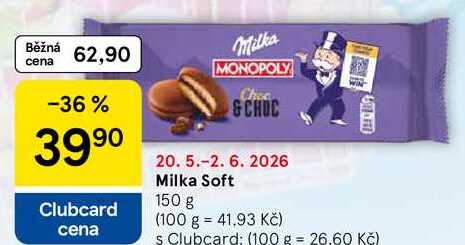 Milka Soft, 150 g