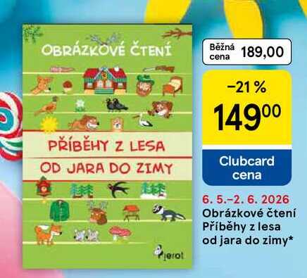 Obrázkové čtení Příběhy z lesa od jara do zimy