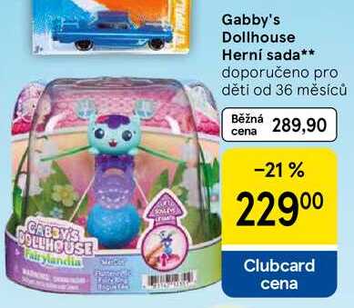 Gabby's Dollhouse Herní sada, doporučeno pro děti od 36 měsíců Tesco