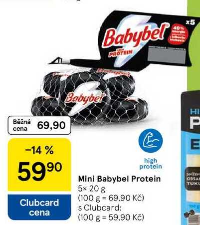 Mini Babybel Protein, 5x 20 g