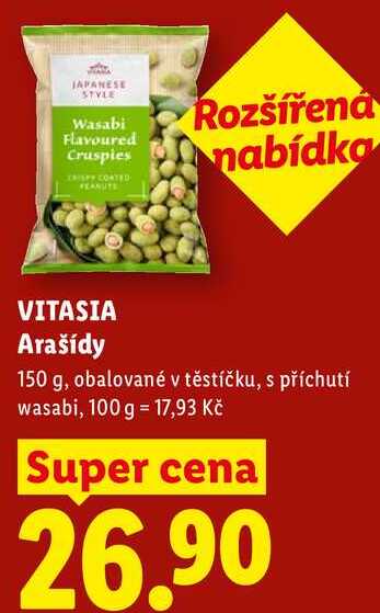 VITASIA Arašídy, 150 g Lidl