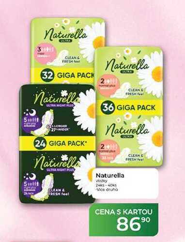 Naturella vložky 32 ks Tamda Foods