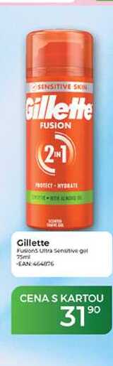 Gillette Fusions Ultra Sensitive gel 75ml