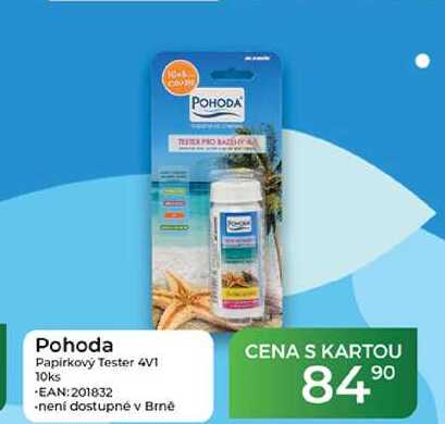 Pohoda Papírkový Tester 4V1 10ks Tamda Foods