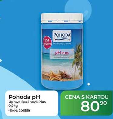 Pohoda pH Úprava Bazénová Plus 0,9kg