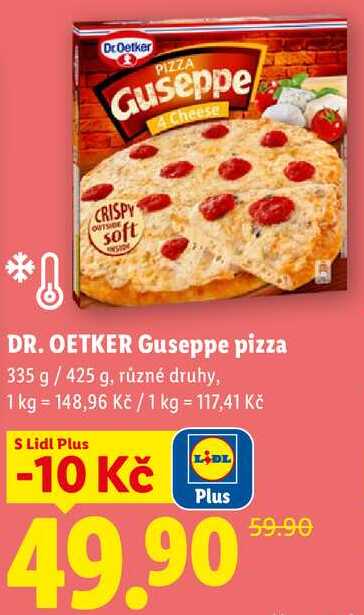 DR. OETKER Guseppe pizza, 335 g/425 g
