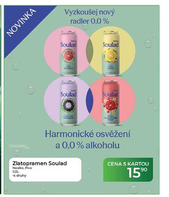 Zlatopramen Soulad, Nealko, Pivo O,5l