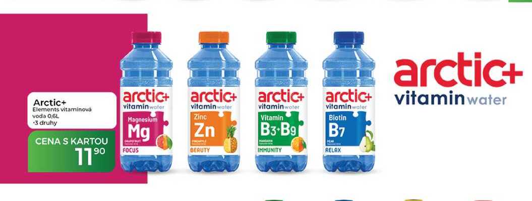 Arctic+ Elements vitamínová voda 0,6L