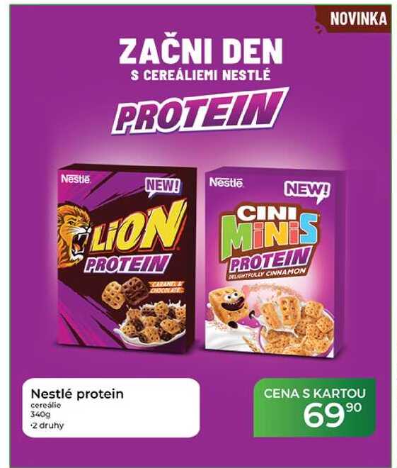 Nestlé protein cereálie 340g