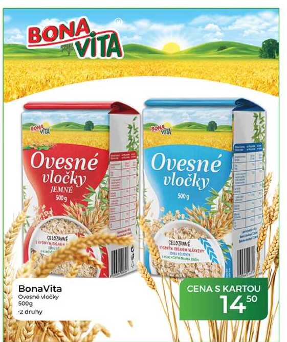 BonaVita Ovesné vločky 500g