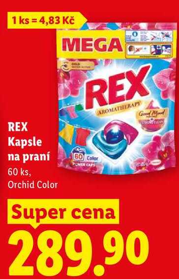 REX Kapsle na praní, 60 ks Lidl