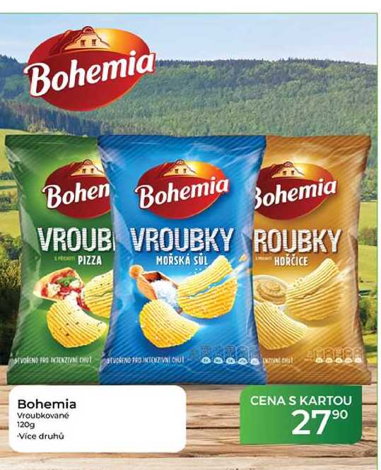 Bohemia Vroubkované 120g