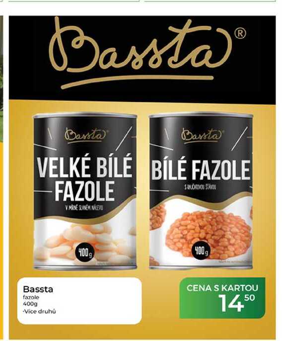 Bassta fazole 400g