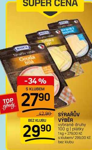 SÝRAŘŮV VÝBĚR 100g