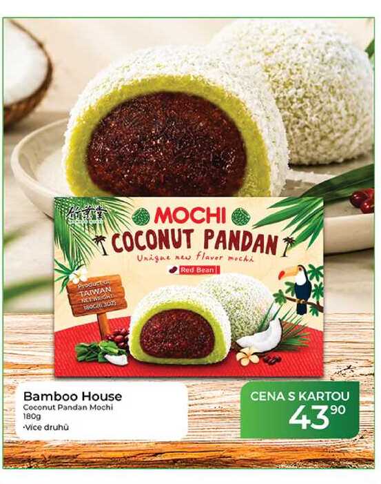 Bamboo House Coconut Pandan Mochi 180g