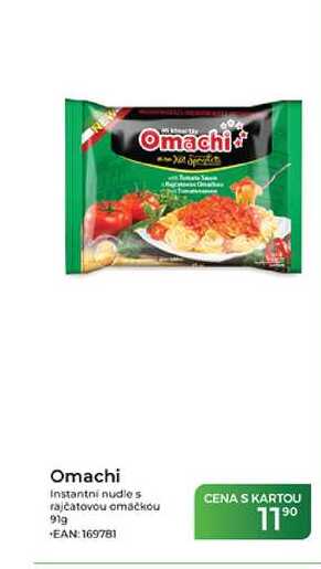 Omachi Instantní nudle s rajčatovou omáčkou 91g