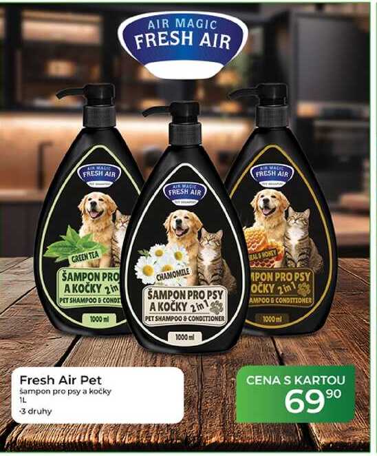 Fresh Air Pet šampon pro psy a kočky 1L
