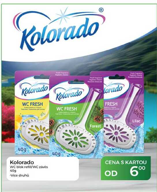 Kolorado WC blok refill/WC závěs 40g Tamda Foods