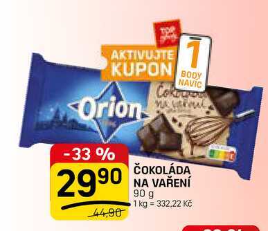ČOKOLÁDA NA VAŘENÍ 90 g 