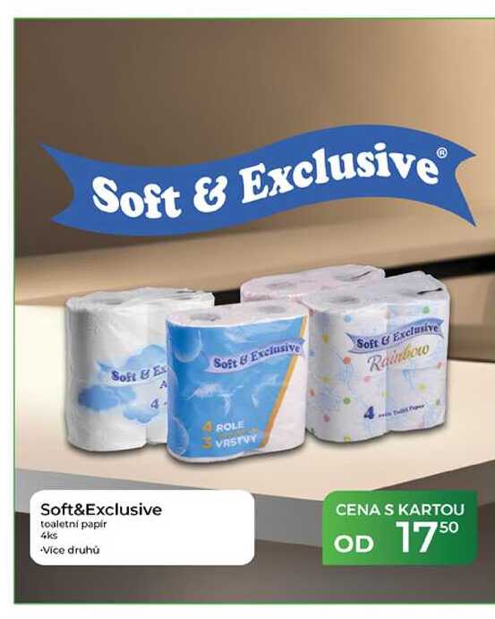 Soft&Exclusive toaletní papír 4ks