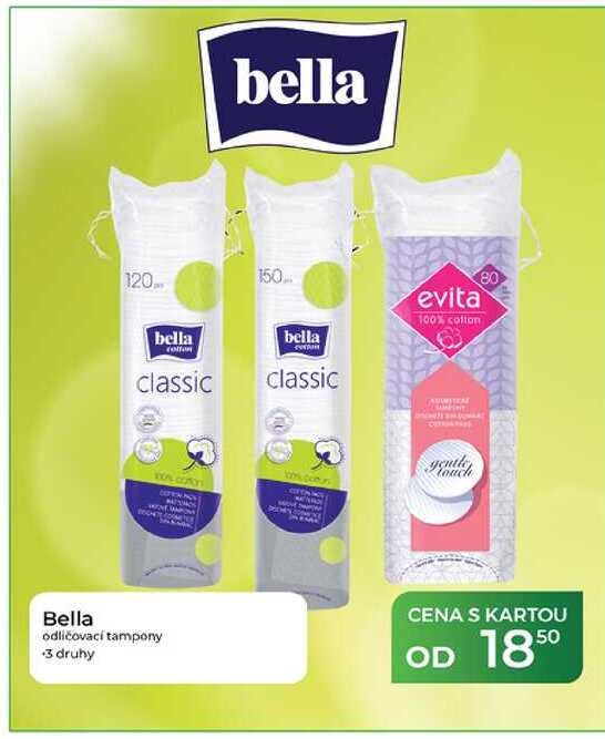 Bella odličovací tampony Tamda Foods