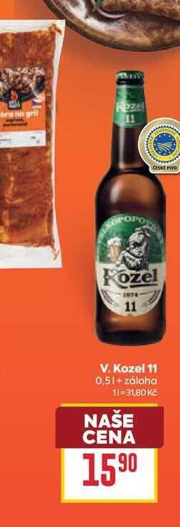 V. Kozel 11 0,5l