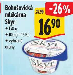 Bohušovická mlékárna Skyr, 130 g
