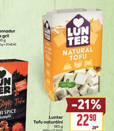 Lunter Tofu naturální 180 g