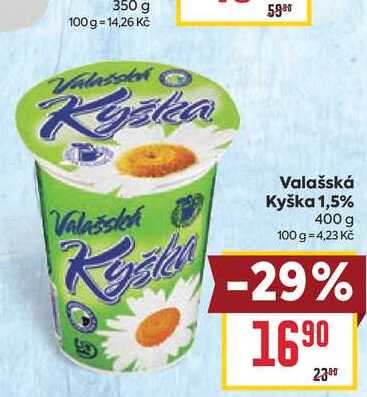 Valašská Kyška 1,5% 400 g