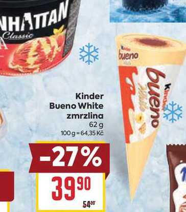Kinder Bueno White zmrzlina 62 g