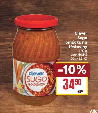 Clever Sugo omáčka na těstoviny 420 g