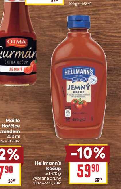 Hellmann's Kečup od 470 g 