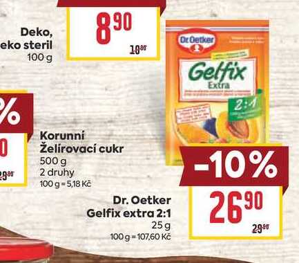 Dr. Oetker Gelfix extra 2:1 25 g