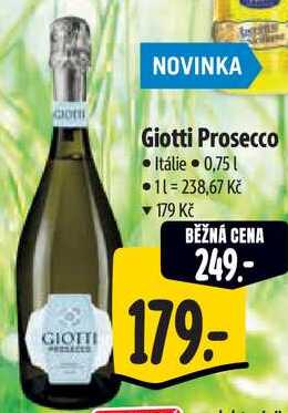 Giotti Prosecco, 0,75 l