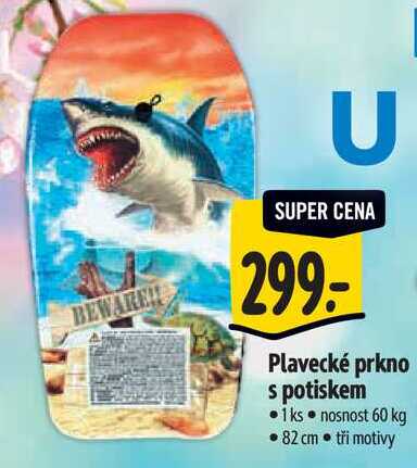 Plavecké prkno s potiskem
