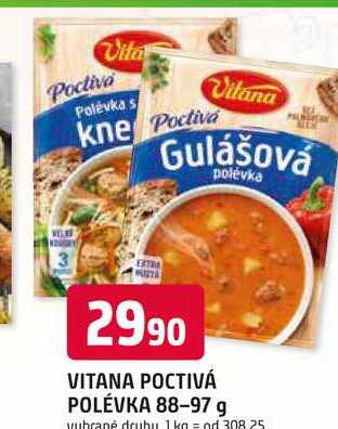 VITANA POCTIVÁ POLÉVKA 88-97 g