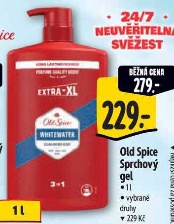 Old Spice Sprchový gel, 1 l Albert