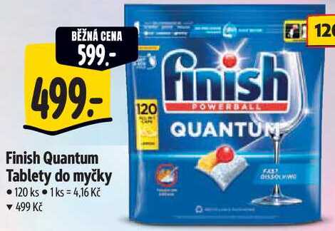 Finish Quantum Tablety do myčky, 120 ks Albert