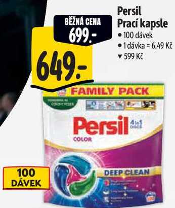 Persil Prací kapsle, 100 dávek Albert