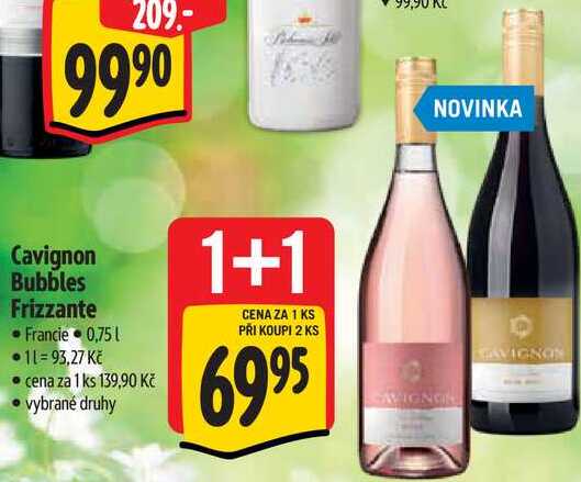 Cavignon Bubbles Frizzante, 0,75 l