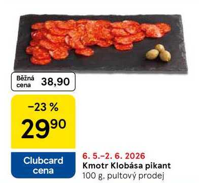 Kmotr Klobása pikant, 100 g