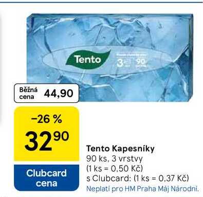 Tento Kapesníky, 90 ks, 3 vrstvy
