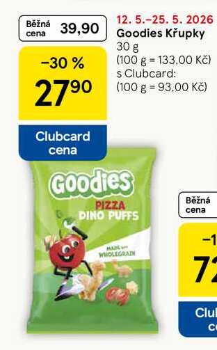 Goodies Křupky, 30 g Tesco