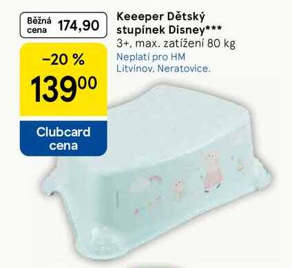 Keeeper Dětský stupínek Disney 3+, max. zatížení 80 kg