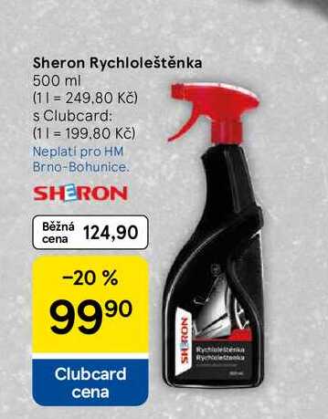Sheron Rychloleštěnka, 500 ml
