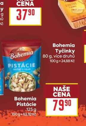 Bohemia Tyčinky 80 g