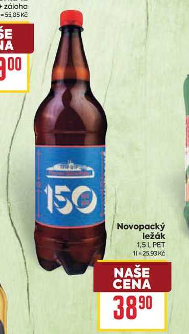 Novopacký ležák 1,51, PET