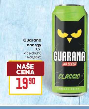 Guarana energy 0,5l